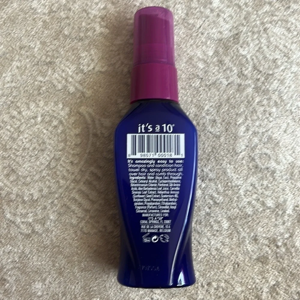Brand New It’s a 10 Miracle Shampoo Conditioner Leave In Treatment Travel Kit
